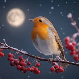 Moonlit Robin